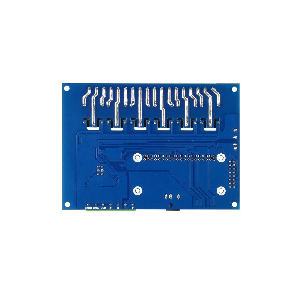 Waveshare Industrial 6-ch Relay Module for Raspberry Pi Zero, RS485/CAN, Isolated Protections