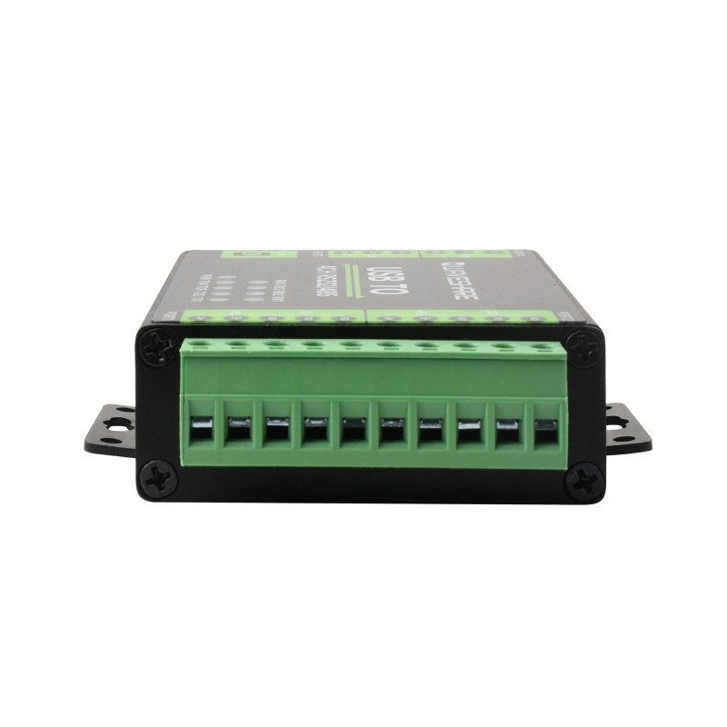 Waveshare Industrial Isolated USB To RS232/485 Converter, Original FT4232HL Chip, Supports USB To 2-Ch RS232 + 2-Ch RS232/485