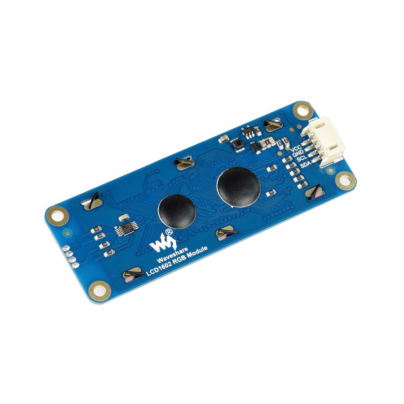 Waveshare LCD1602 RGB Module, 16×2 Characters LCD, RGB Backlight, 3.3V/5V, I2C Bus