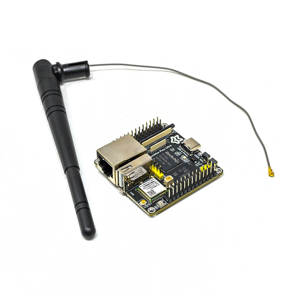 Waveshare Luckfox Pico Ultra RV1106 Linux Micro Development Board, Integrates ARM Cortex-A7/RISC-V MCU/NPU/ISP Processors with Wireless Included NOT Included IPS LCD & PoE Module