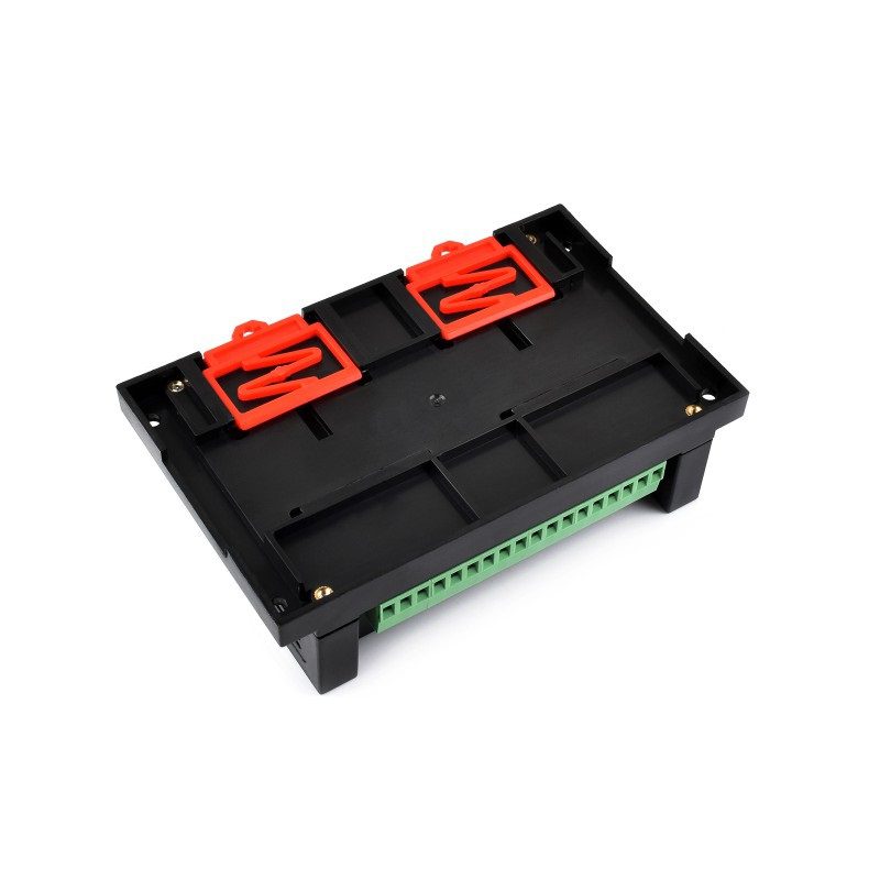 Waveshare Modbus RTU 8-ch Latching Relay Module (C) with RS485 Interface, Multi Isolation Protection Circuits, Rail-mounted Case