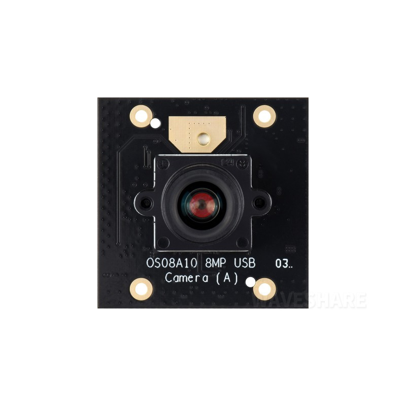 Waveshare OS08A10 8MP M12 USB Camera Module