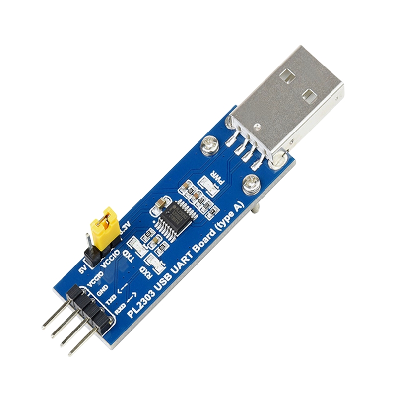 Waveshare PL2303 USB To UART (TTL) Communication Module V2, USB-A Connector