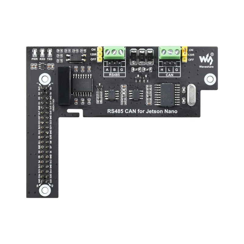 Waveshare RS485 CAN Expansion Board for Jetson Nano Digital Isolation Built-In Protection Circuit