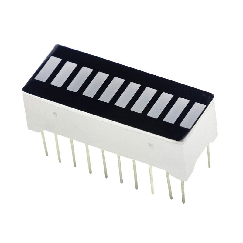 White 10 Segment LED Display