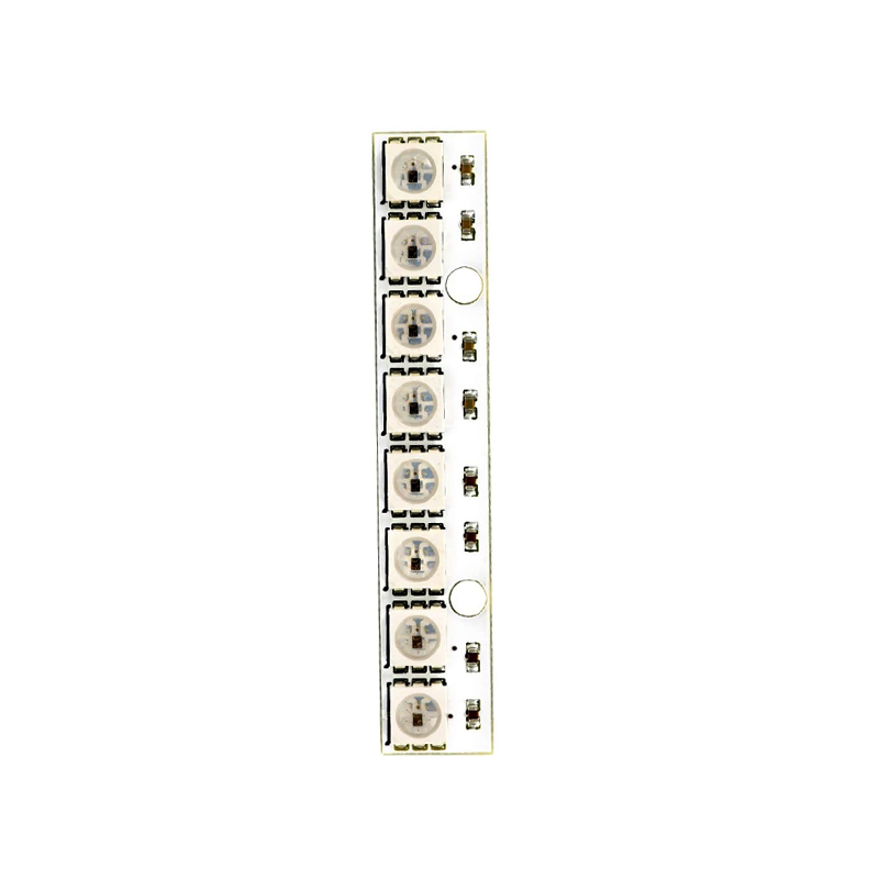 White 8-Bit 5050 WS2811 LED RGB Full-Color Pipeline Lamp Module for Arduino without Soldering size:105*10mm