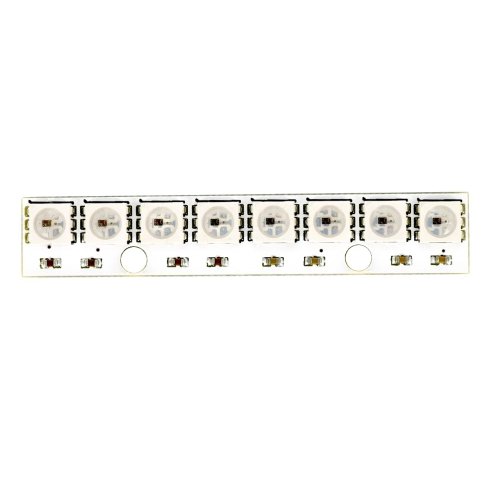 White 8-Bit 5050 WS2811 LED RGB Full-Color Pipeline Lamp Module for Arduino without Soldering size:105*10mm
