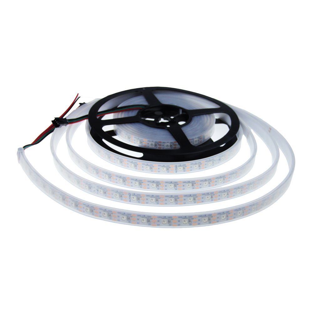 WS2812B 5V Addressable RGB IP67 Waterproof LED Strip – 5m