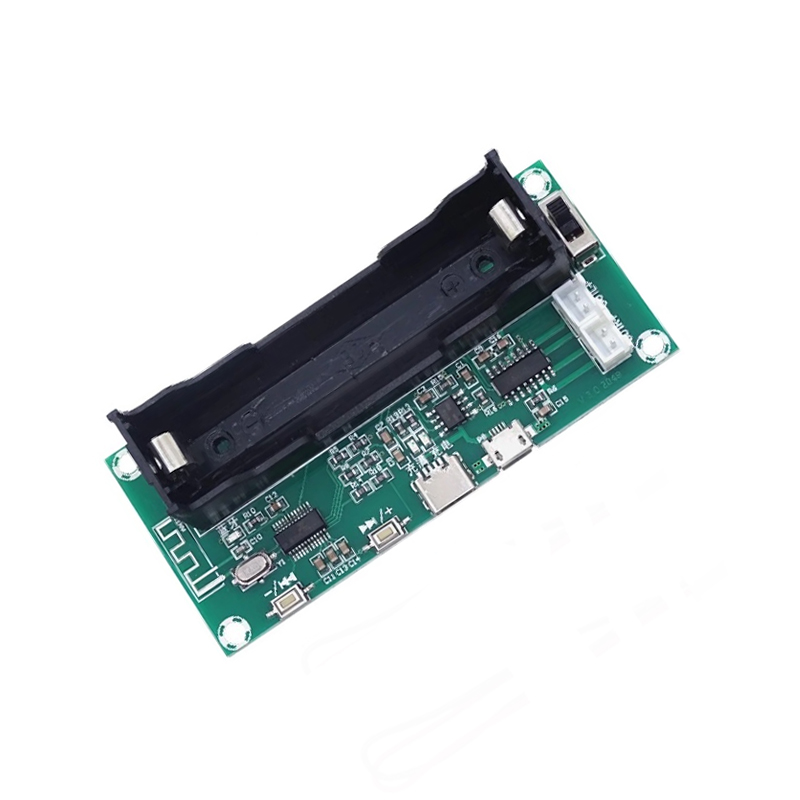 XH-A153 BlueTooth 5.0 Lithium Battery Holder Dual Channel 2*5W Stereo Class D Audio Amplifier Active Speaker DIY