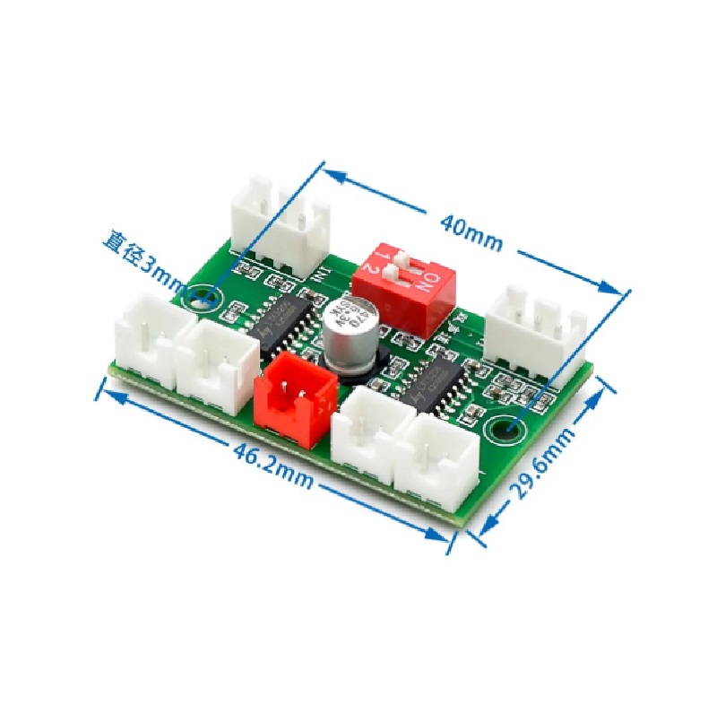 XH-A156 PAM8403 Digital Audio Amplifier Board DC 5V 3W*4 4CH AMP with Cable