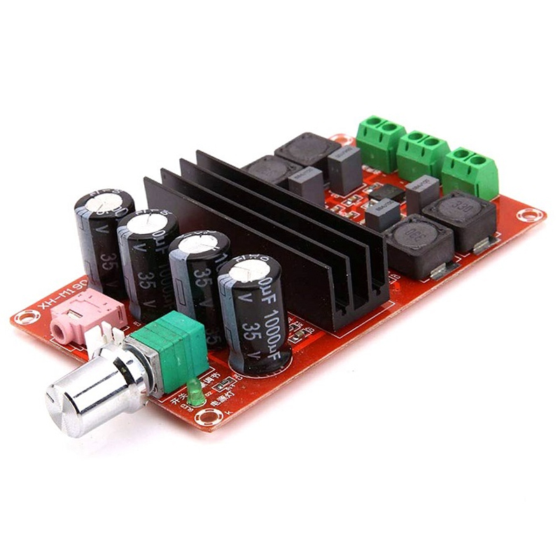 XH-M190 Tube Digital Audio Board TDA3116D2 Power Audio Amp 2.0 Class D Stereo HIFI amplifier DC12- 24V 2*100W