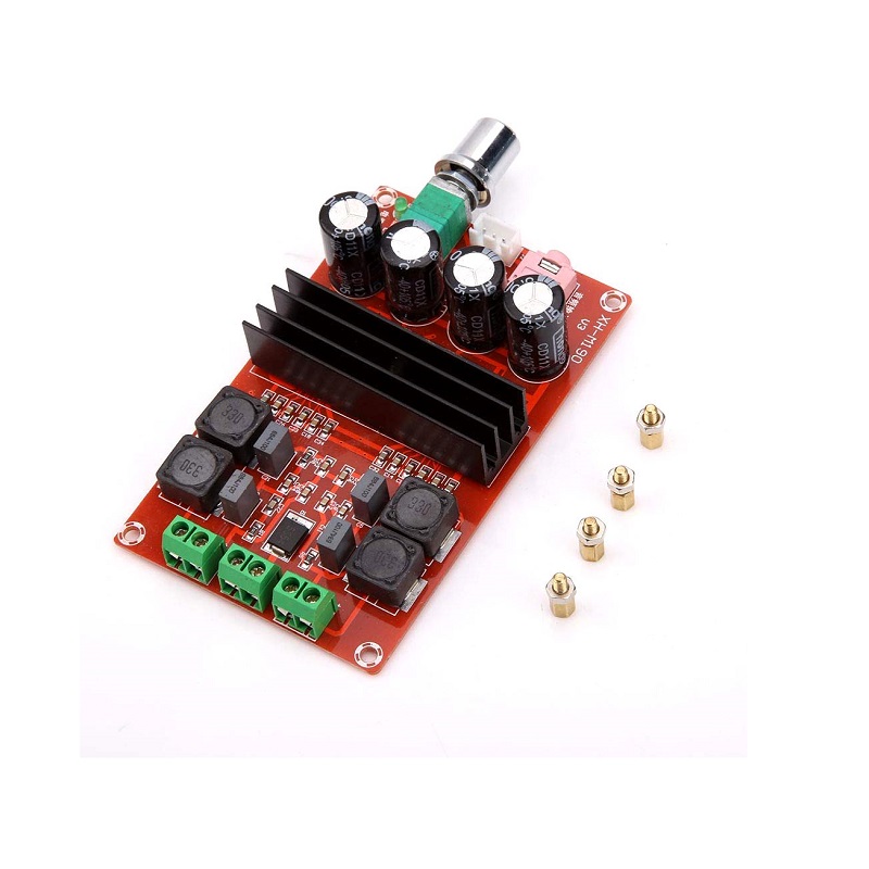 XH-M190 Tube Digital Audio Board TDA3116D2 Power Audio Amp 2.0 Class D Stereo HIFI amplifier DC12- 24V 2*100W