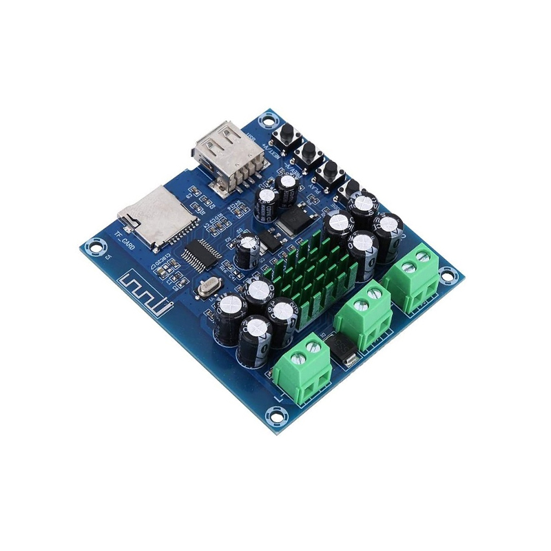 XH-M422 TPA3116D2 Bluetooth Amplifier Board U disk TF Player Amp Boards Dual Channels 2*50W DC12V-24V