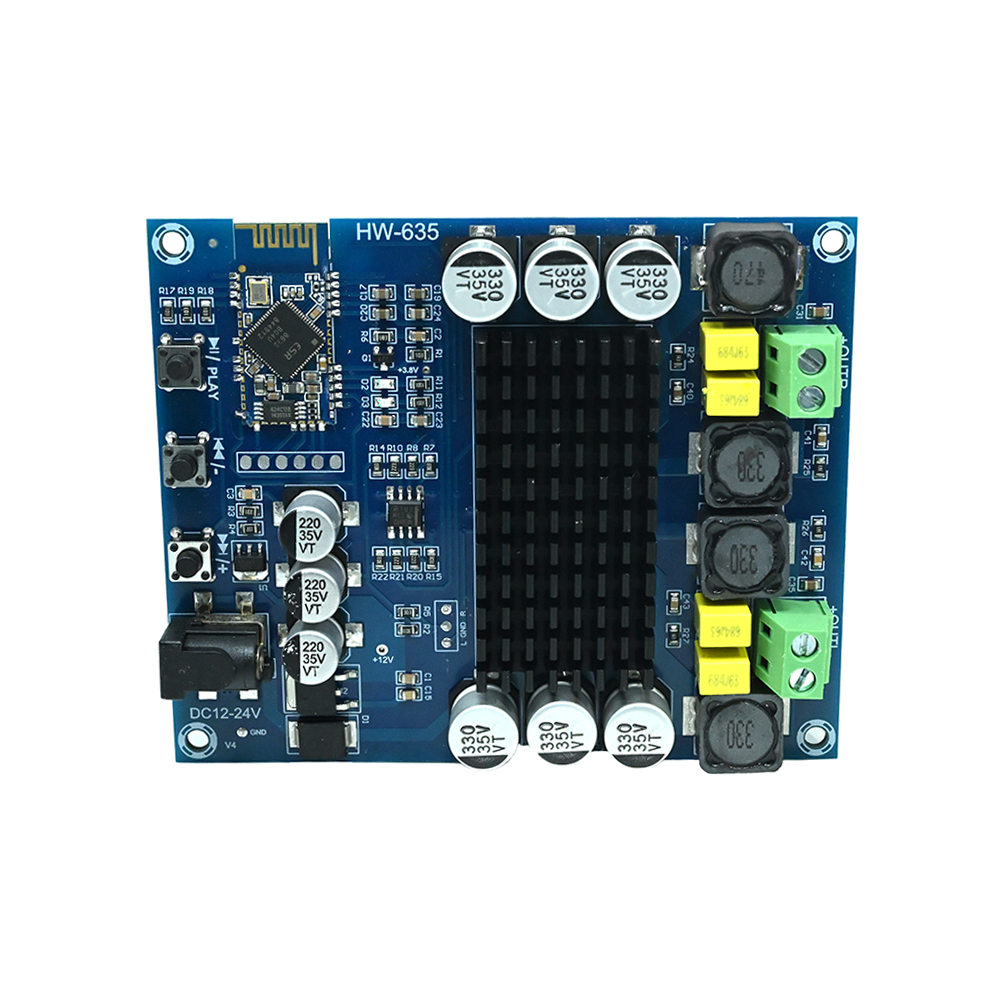 XH-M548 TPA3116D2 Bluetooth 5.0 Dual Channel 2x120w High Power Digital Audio Power Amplifier Board