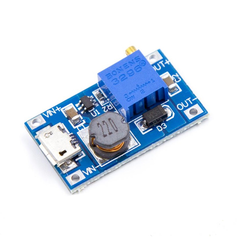 XY-016 2A DC-DC Step Up 5V/9V/12V/28V Power Module with Micro USB