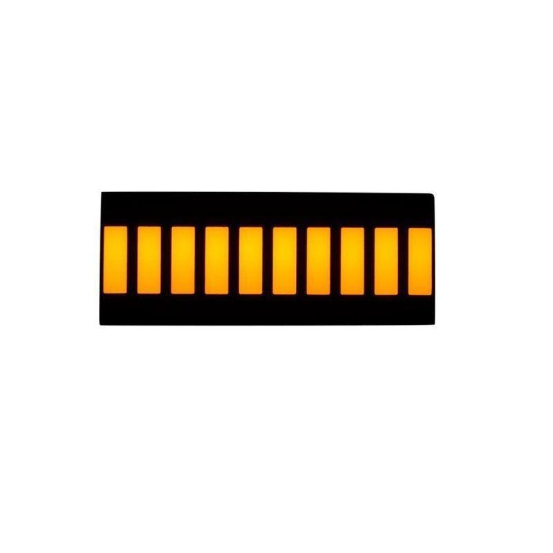 Yellow 10 Segment LED Display