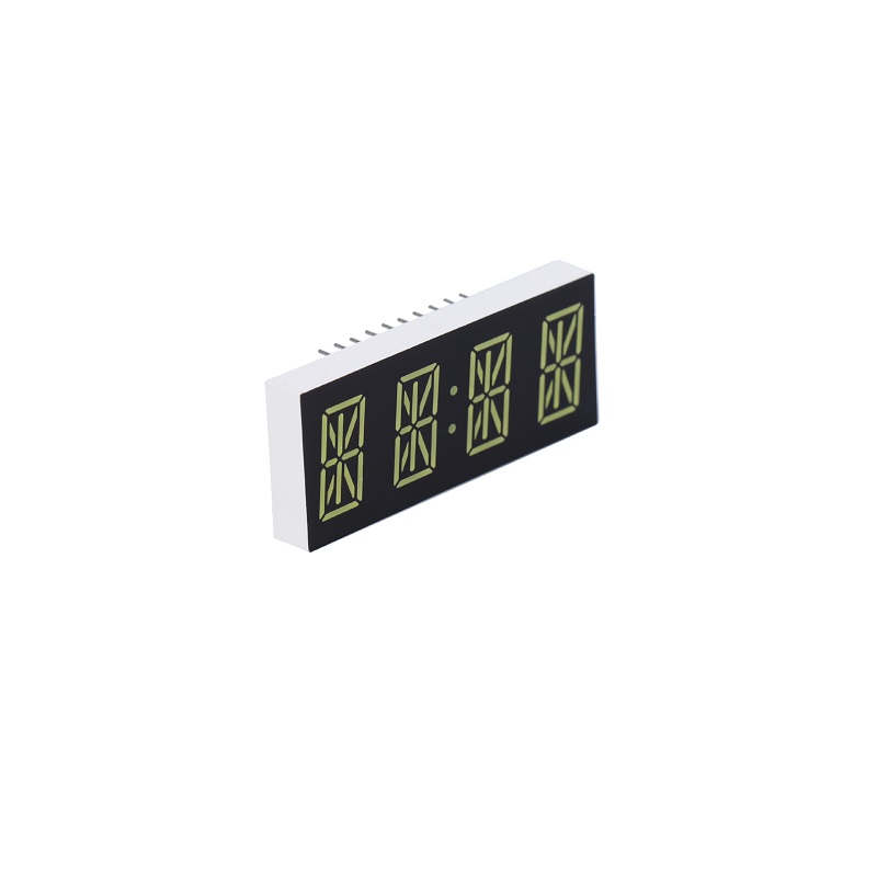 Yellow 4 digit 14 segment 54*20mm Led Alphanumeric Display