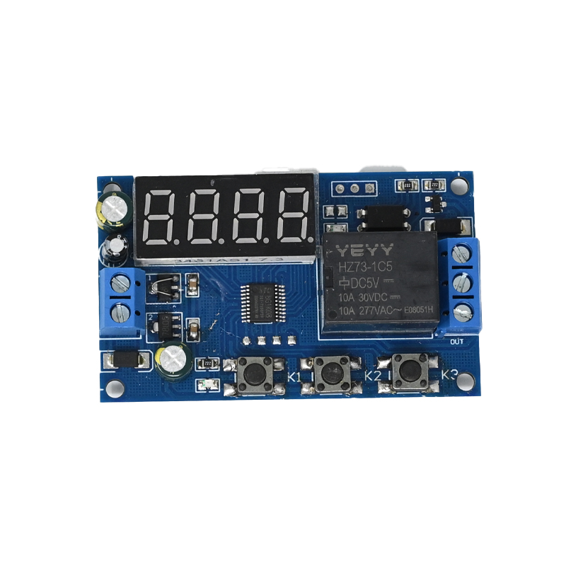 YEYY-1 DC6-7.4V Relay Module LED Display 3 Button Key 4 Digital Tube Timer Delay Switch Automatic Controller