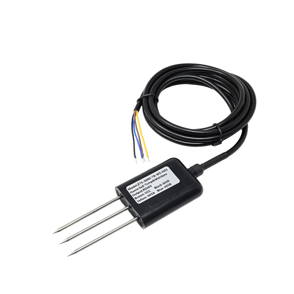 ZTS-3001-TR-THPH-N01 Five pins Temperature, moisture, pH Soil sensor (RS485 Type)